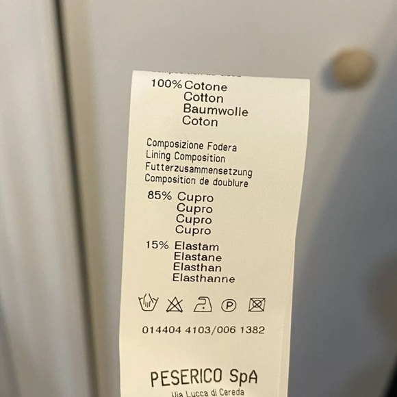 Peserico Soft to touch stretch Italy pockets line size XL smaller chest - Picture 9 of 10